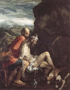 Jacopo Bassano The good Samaritan oil painting